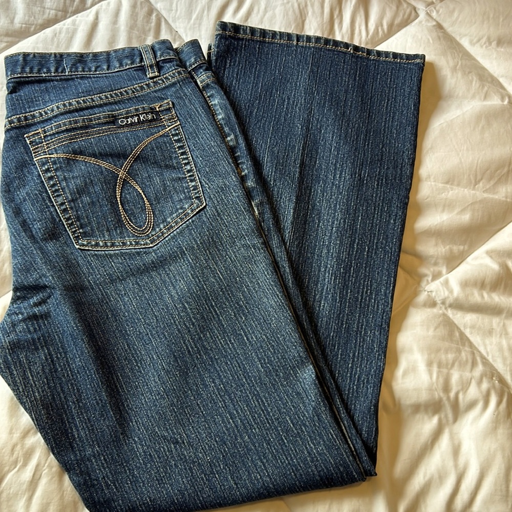 Calvin Klein flare jeans size 12 x 30
